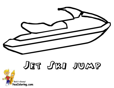 jet ski coloring pages coloring home