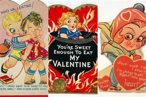 weird and creepy vintage valentine s day cards