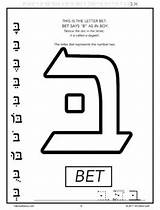 Hebrew Bet Aleph Teaches Vowels sketch template