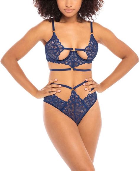 Oh La La Cheri Women S Unlined Open Cup Bra With Ring Details And