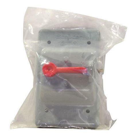 Ipex Vsc15 10 Weatherproof Toggle Switch Cover Blank Gray