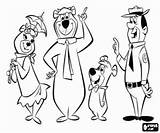 Oso Yogui Yogi Orso Yoghi Hanna Barbera Protagonistas Protagonisti Bubu Marisol Juancho Lucertola Guardabosques sketch template