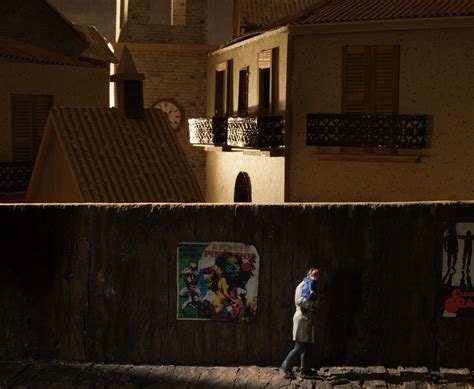 sitting in the dark with strangers miniature model scenes capture the romance of movies