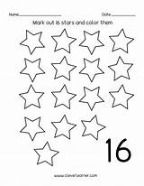 Number 16 Worksheets Activities Sixteen Worksheet Preschool Cleverlearner Coloring Printable Numbers Counting Craft Practice Writing Children Shapes Available Other sketch template