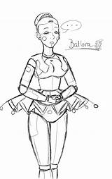 Ballora sketch template