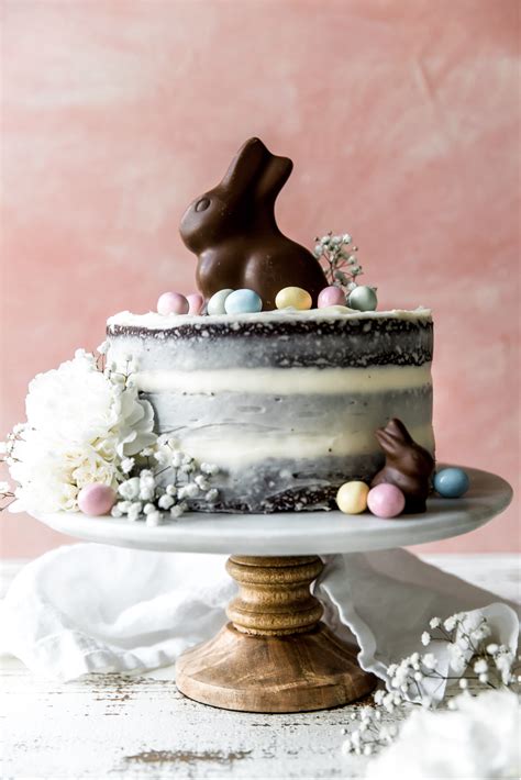 chocolate easter bunny cake kj  company