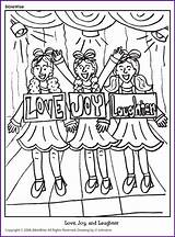 Coloring Joy Kids Laughter Biblewise Fun Korner Choose Board sketch template