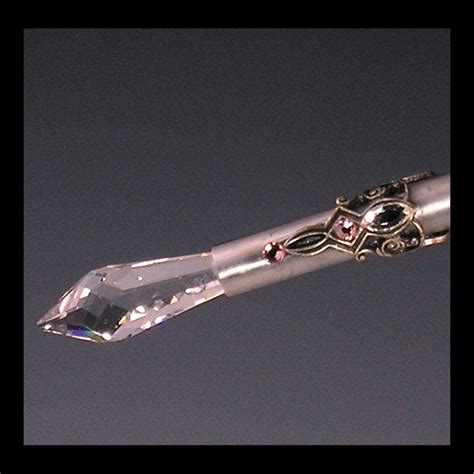 jeweled magic wand with swarovski crystal gems and prisms etsy