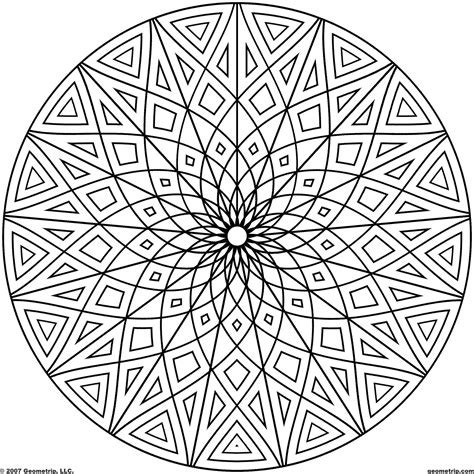 awesome design mandala coloring pages  printable
