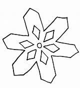 Simple Snowflakes Pinclipart Clipartmag Automatically Coloringhome sketch template