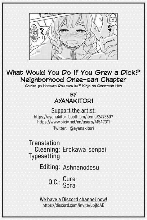 What Would You Do If You Grew A Dick Futa Manga By