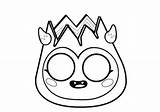 Monsters Moshi Coloring Monster Pages Hubpages Mask sketch template