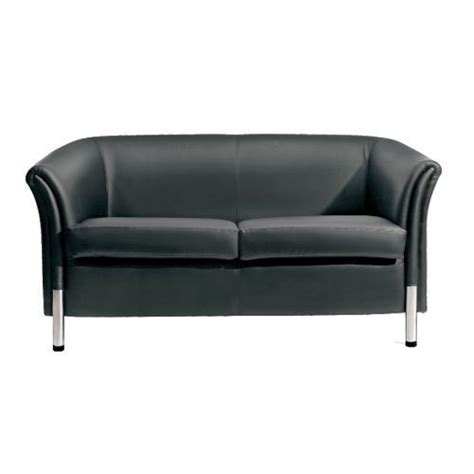 sms black leather  seater sofa size contemporary  rs piece  delhi