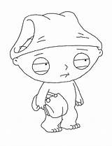 Guy Family Stewie Underwear Coloring Head His sketch template
