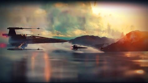 star wars ep vii the force awakens teaser x wing super saturated