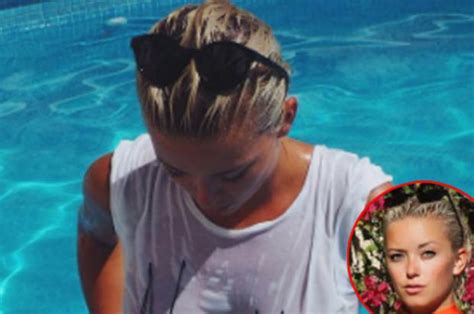 Olivia Bentley Instagram Fans Stunned By Wet T Shirt Snap Daily Star
