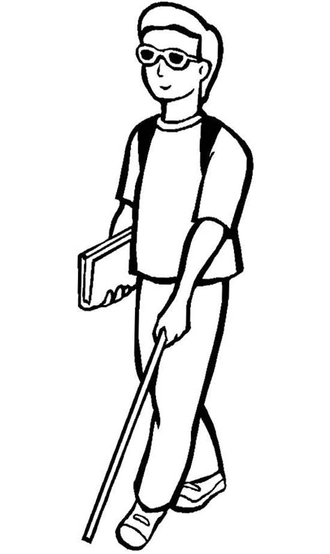 coloring pages  visually impaired