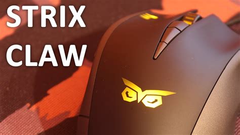 gejmerski mis asus strix claw unboxing review youtube