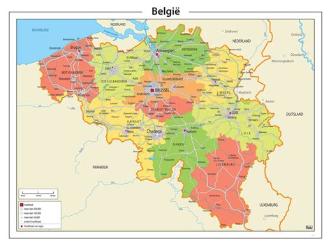 digitale belgie kaart staatkundig  travel  europe map trip