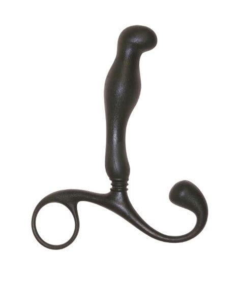 p zone prostate massager with extra reach black on literotica