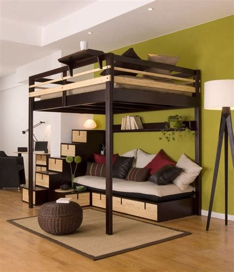 images  loft bed  pinterest loft beds lofted beds  lit mezzanine
