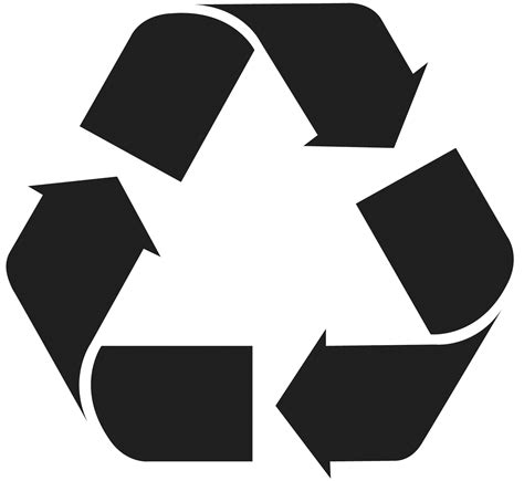 recycling logo vector clipart