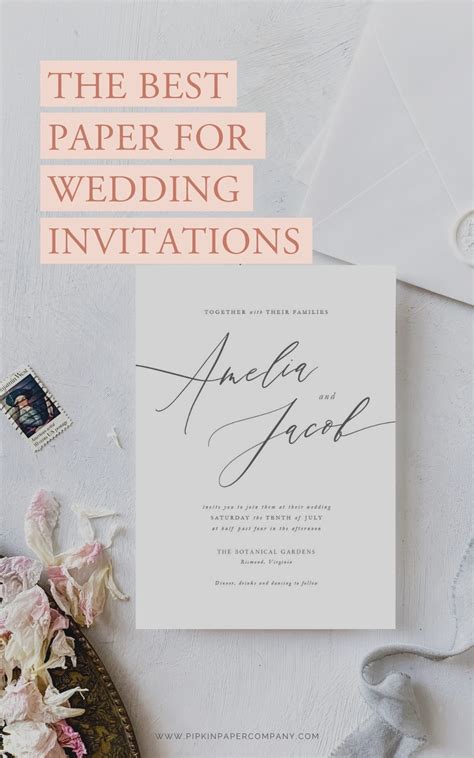 cardstock    choose paper  wedding invitations pipkin