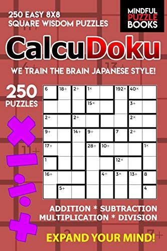 calcudoku  easy  square wisdom puzzles puzzle books wisdom addition  subtraction