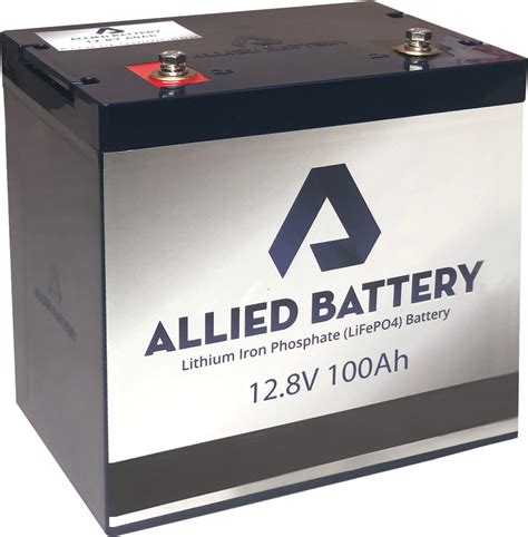 allied lithium  amp hour  battery rv marine van solaroverstock