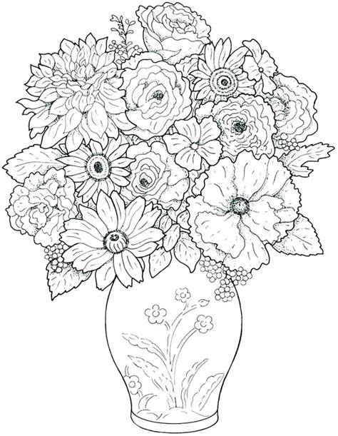 beautiful flower coloring pages  getcoloringscom  printable colorings pages  print