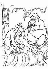 Tarzan Coloring Pages Color Print Kids sketch template