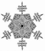 Coloring Snowflake Adult Intricate Pages Snow Adults Christmas Mandala Favecrafts Color Primecp Irepo Choose Board Source sketch template