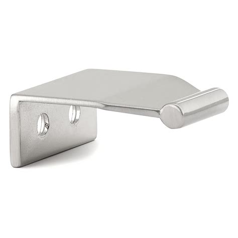 richelieu hardware contemporary    mm brushed nickel cabinet finger pull bp