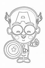 Coloring Pages Lego Avengers Captain America Kids Print Printable Color Getcolorings Getdrawings sketch template