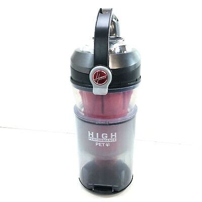 hoover uh windtunnel  pet dirt dust canister cup bin  assembly gray red  ebay