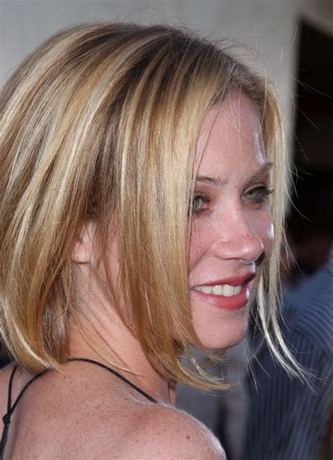 Christina Applegate One Length Bob With The Ends Styled Outward In