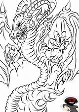 Evil Dragon Drawing Getdrawings sketch template