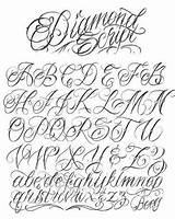 Lettering Chicano Tattoo Fonts Font sketch template