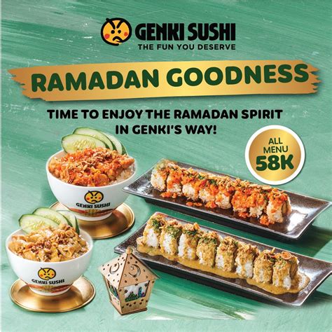 genki sushi ramadan goodness special price idr  central park mall jakarta
