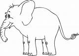 Elefant Desene Colorat Elephants Planse Filling Educative Elefanti Trafic sketch template