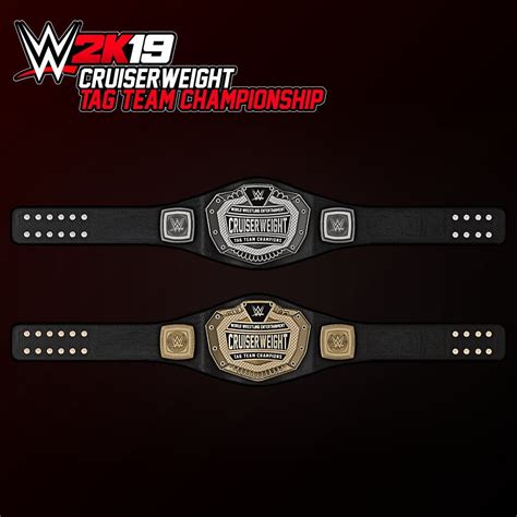 wwe cruiserweight tag team championship custom rwwegames