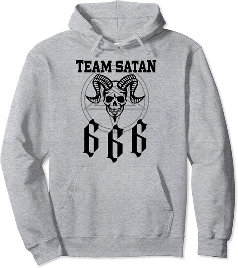 satanist team satan  pullover hoodie amazonde fashion