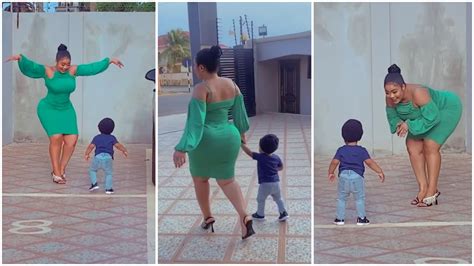 Kisa Gbekle Flaunts Her Handsome Son Online As Parades Her Curves
