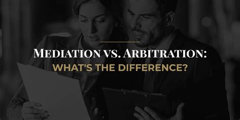 Mediation Vs Arbitration What S The Difference Lauren Taylor Law