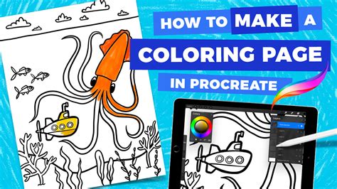 coloring page  procreate bardot brush