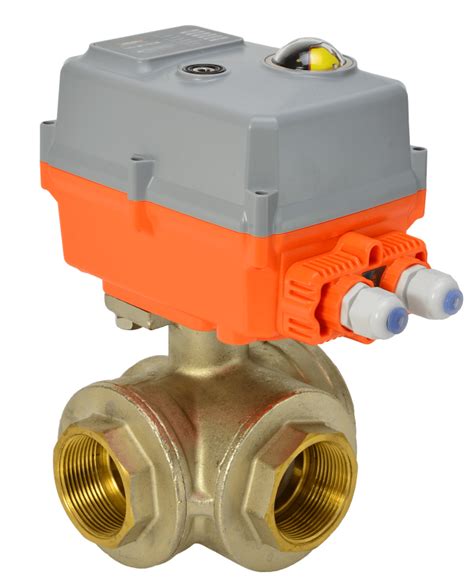 electric valves   brass ball valve ava basic avs