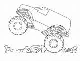 Digger Grave Coloring Monster Truck Pages Getdrawings sketch template