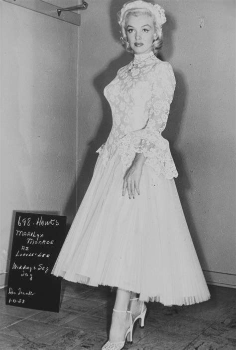 22 pictures of marilyn monroe wardrobe tests as lorelei lee in gentlemen prefer blondes 1953