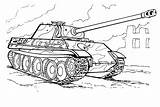 Tank Coloring Modern Pages Colorkid Tanks Vehicles sketch template