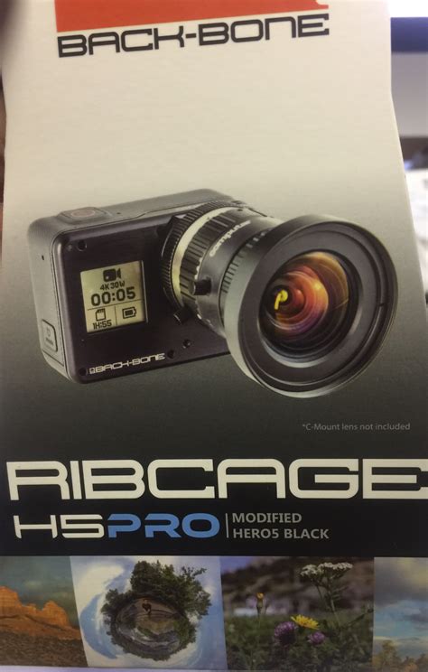 pro ribcage hero gopro camera  cs mod  lens hd wearable video custom mods  ragecams
